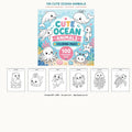 100 Cute Ocean Animals Coloring Pages | Printable Sea Life Coloring Book for Kids & Adults | Digital Instant Download PDF | Activity Sheets